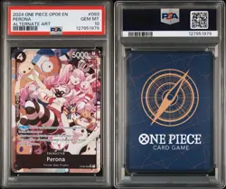 Perona 2024 One Piece OP06 EN #093 Alternate Art / Wings Of The Captain PSA 10 - Image 3