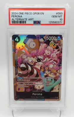 PSA 10 Perona Alt. Art - OP06-093 - Wings of the Captain - One Piece TCG - Image 1