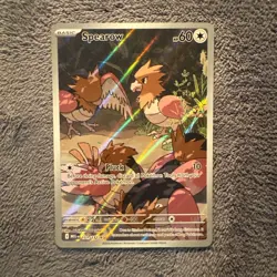 2025 SIR Spearow 151/132 ME01: Mega Evolution - Pokemon Card - NM - Image 1