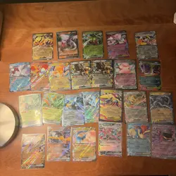 Pokemon TCG Scarlet Violet EX and v Lot 25-Card Set - Image 1