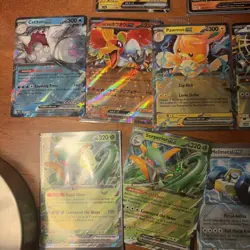 Pokemon TCG Scarlet Violet EX and v Lot 25-Card Set - Image 4