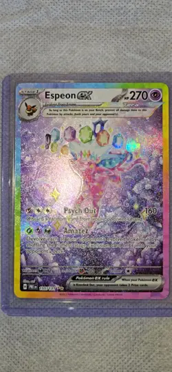Pokemon Espeon ex 155/131 Special Illustration Rare Prismatic Evolutions - Image 2