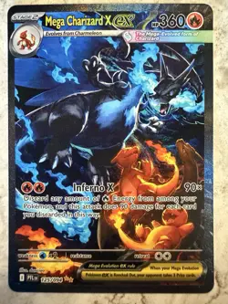 Pokemon TCG Mega Charizard x Ex Phantasmal Flames 125/94 SIR Ultra Rare NM - Image 1