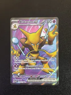 Pokemon TCG Scarlet & Violet 151 Alakazam ex 188/165 Ultra Rare Holo - Image 1