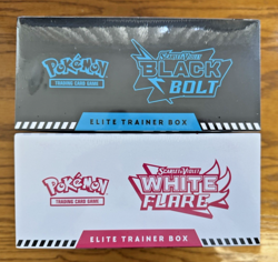 Pokemon TCG: Black Bolt & White Flare Elite Trainer Box ETB! Set of 2! Sealed! - Image 3