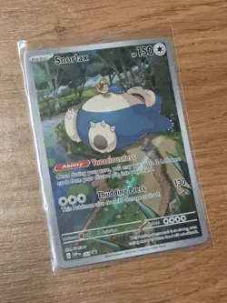Pokemon TCG Snorlax Promo Card Scarlet & Violet 151 SVP051 NM/M - Image 1