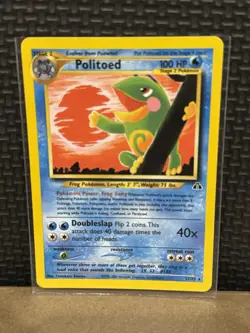 2001 Pokemon Neo Discovery - Non-Holo - Politoed 27/75 - Ungraded - Image 1