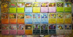 Rare Pokemon S&V Kanto Holo / Reverse Holo Bundle, Pikachu ex Jolteon Charmeleon - Image 1