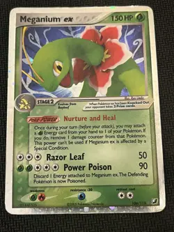 Meganium ex 106/115 Unseen Forces Holo Rare Pokemon TCG Vintage MP/HP - Image 1