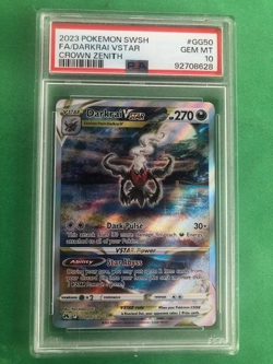 2023 POKEMON SWSH FA/DARKRAI VSTAR CROWN ZENITH #GG50 GEM MINT PSA 10 - Image 1