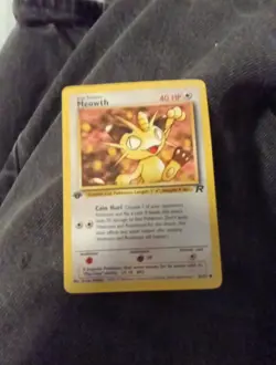 Pokemon Card Meowth 1st Edition Non-Holo WOTC 62/82 Rocket - Image 1
