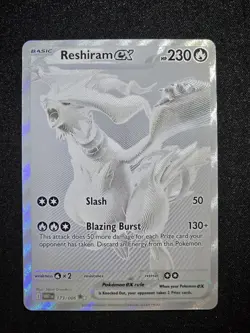 Reshiram EX 173/086 English White Flare - NM Condition Pokemon TCG (Pack Fresh) - Image 3