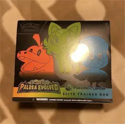 Pokemon Center Pokemon TCG Scarlet & Violet Paldea Evolved Elite Trainer Box - Image 1