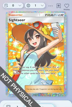 Pokemon TCG Pocket - Sightseer Full Art 2⭐, Fantastical Parade, English - Image 1