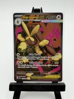 Mega Lopunny ex Ultra Rare Pokemon TCG Phantasmal Flames 115/094 - Image 1