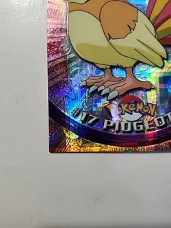 Pidgeotto #17 Pokemon Topps TV Animation Series 1 Rainbow Foil 1st Print NM/LP - Image 3
