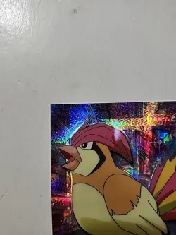 Pidgeotto #17 Pokemon Topps TV Animation Series 1 Rainbow Foil 1st Print NM/LP - Image 5