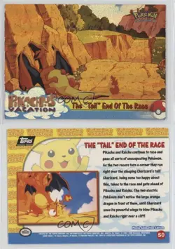 The Tail End of Race Rainbow Foil 2nd Printing (Black Topps Logo) #50 1999 8d4 - Image 3