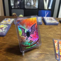 1999 Topps Pokemon TV Animation Edition Golbat Rainbow Foil #42 - Image 2
