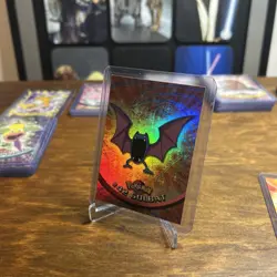 1999 Topps Pokemon TV Animation Edition Golbat Rainbow Foil #42 - Image 3