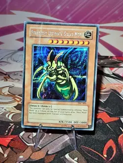 Perfectly Ultimate Great Moth TSC-001 The Sacred Cards Prismatic Secret Rare NM - Image 1