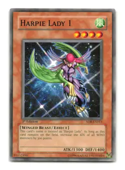 Harpie Lady 1 - SD8-EN013 1st Edition - YuGiOh-LP - Image 1