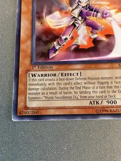 Yu-Gi-Oh! Mystic Swordsman LV2 SD5-EN013 1st Edition Mint Never Played - Image 4