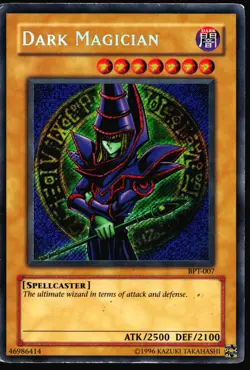 Dark Magician 2003 Collectors Tin #BPT-007 Secret Rare YuGiOh Card R4-5 - Image 1