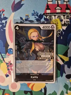 One Piece Card Game Kalifa OP03-081 Judge Pack Vol. 2 Near Mint - Image 1