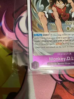 Monkey.D.Luffy (Judge Pack Vol. 2) OP03-070 One Piece Promotion Cards Foil - Image 2