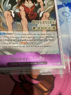 Monkey.D.Luffy (Judge Pack Vol. 2) OP03-070 One Piece Promotion Cards Foil - Image 3