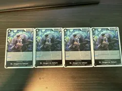 One Piece TCG OP13-083 St. Jaygarcia Saturn X4 Playset Card Game CCG Eng - Image 1
