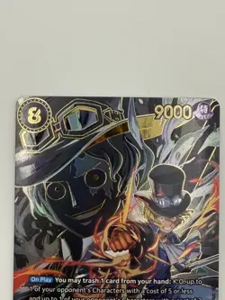 Sabo OP07-118 SP Gold OP13 Alternate Art One Piece Card English HIGH QUALITY PIC - Image 5
