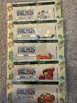 Cybercel One Piece Series 2, lot of 15 cards, *unscanned* - Image 2
