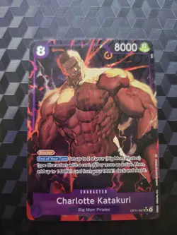 One Piece Charlotte Katakuri Alternate Art OP11-067 A Fist of Divine Speed Foil - Image 1