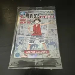 One Piece Monkey.D.Luffy US Voyage College Basketball Card Rutgers 1/23/26 - Image 1