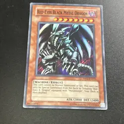Red-Eyes Black Metal Dragon Secret Rare PP01-EN015 Unlimited Yugioh Card See Des - Image 2