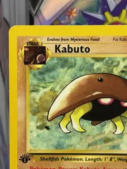 Pokemon TCG - KABUTO - 1ST EDITION - 50/62 - FOSSIL (1999) - WOTC - VINTAGE - MP - Image 3