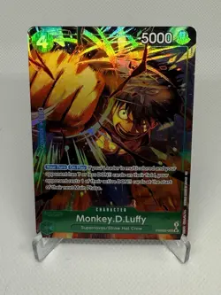 Monkey.D.Luffy PRB02-005 SR Foil Alt Art English NM One Piece CCG - Image 1