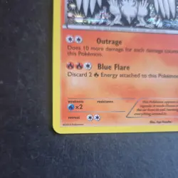 Pokemon TCG Reshiram Holo Rare Card 28/113 Legendary Treasures - Image 5