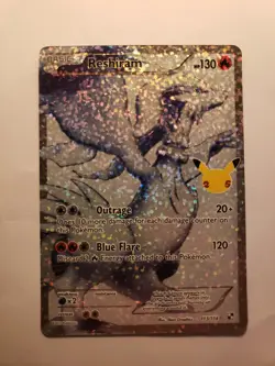 Reshiram 113/114 Full Art Ultra Rare Holo Celebrations Pokemon TCG - Image 2