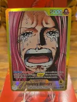 One Piece TCG - OP13-100 Jewelry Bonney Alt Art Leader - English - Luffy - Zoro - Image 1