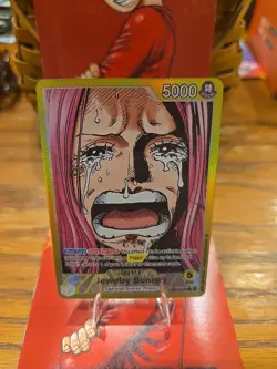 One Piece TCG - OP13-100 Jewelry Bonney Alt Art Leader - English - Luffy - Zoro - Image 2