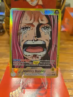 One Piece TCG - OP13-100 Jewelry Bonney Alt Art Leader - English - Luffy - Zoro - Image 3