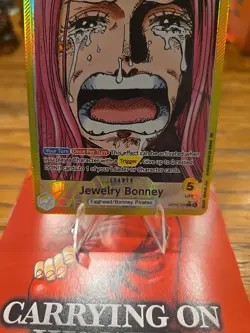 One Piece TCG - OP13-100 Jewelry Bonney Alt Art Leader - English - Luffy - Zoro - Image 4