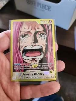 One Piece TCG Jewelry Bonney Alt Art AA Leader OP13-100 L Carrying On His Will - Image 1