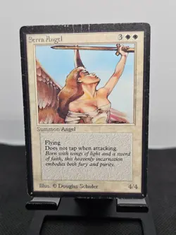 Serra Angel – Beta (1993) – Heavily Played HP – Magic the Gathering MTG - Image 1