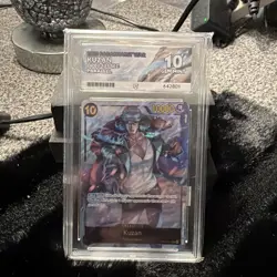 One Piece Kuzan Alternate Art SEC OP02 - 121 ACE 10 - Image 1