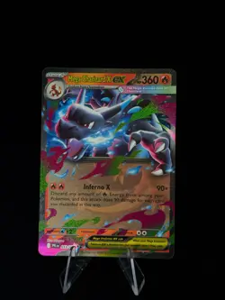 Mega Charizard X ex 013/094 Me02: Phantasmal Flames Holo Pokemon Card - Image 1