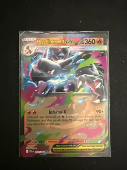 Mega Charizard X ex - 013/094 ME02: Phantasmal Flames - Pokemon Card - NM - Image 1